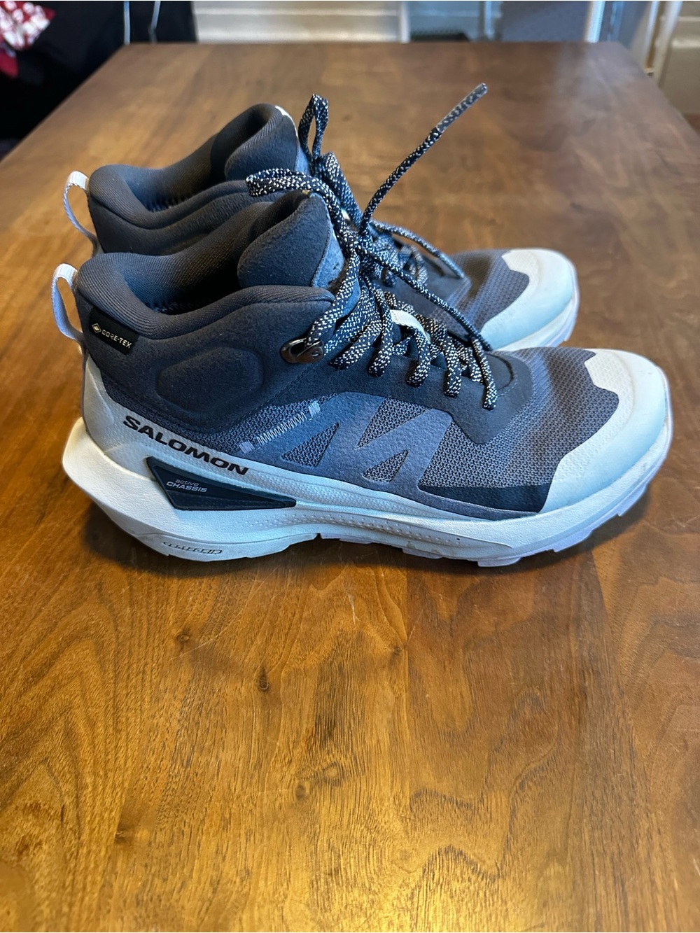Salomon Blue and White Men's Trail Boots